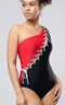 Купальник SF-34 Черный-Красный