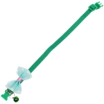 Ошейник с колокольчиком 1*19-32см «Zoo City-Бабочка» микс цветов (минивложение 12шт)