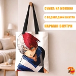 Сумка шоппер с принтом Моя геройская академия