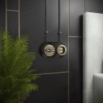 Переключатель/выключатель одноклавишный (бронзовый) Vintage W5712012