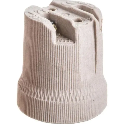 Патрон для лампы E27 керамический подвесной 10 штук Д-002