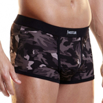 Мужские боксеры на узкой резинке (Размер: L) (Цвет: зеленый камуфляж)