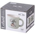 Кружка 355мл But first coffee, белая