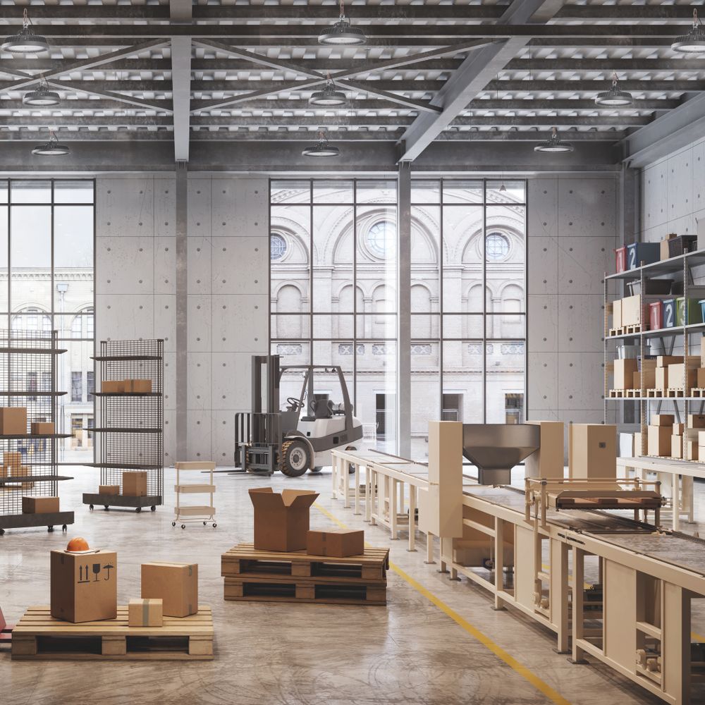 7421 Промышленный подвесной светильник Urano