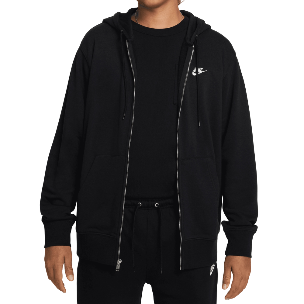 Зип Худи Nike Club Fleece Black
