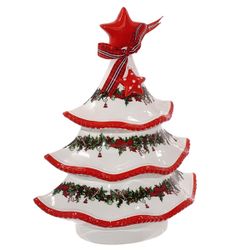 GAEM Конфетница "Елка", 1, 1350 мл, L25 W16 H29 см