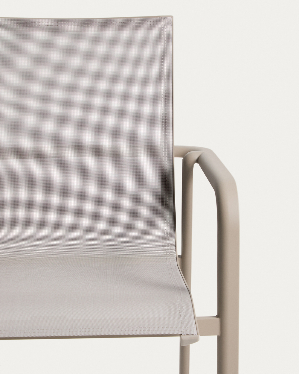 Уличный стул Canea из бежевого алюминия