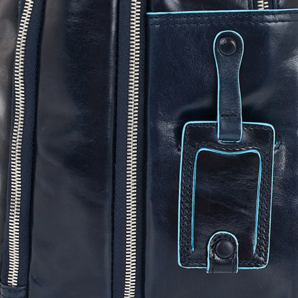 Рюкзак Piquadro Blue Square синяя телячья кожа (CA1813B2/BLU2) 6
