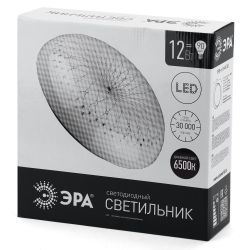 Светильник потолочный светодиодный ЭРА Классик без ДУ SPB-6 Фея 12-6,5K 12Вт 6500K 960Лм | Светильники SPB-6 без ДУ