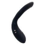 Черное эрекционное виброкольцо с управлением через приложение Lovense Diamo Vibrating Cock Ring Black