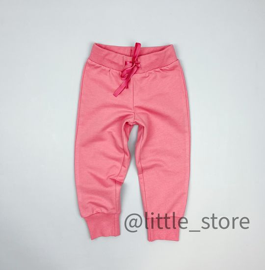 Брюки "Солнечное лето" из футера, королевский розовый