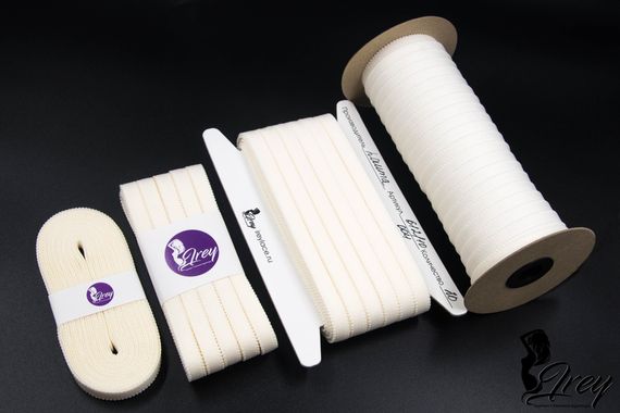 004 612/10 Бретель матовая Lauma 10 мм, айвори 004