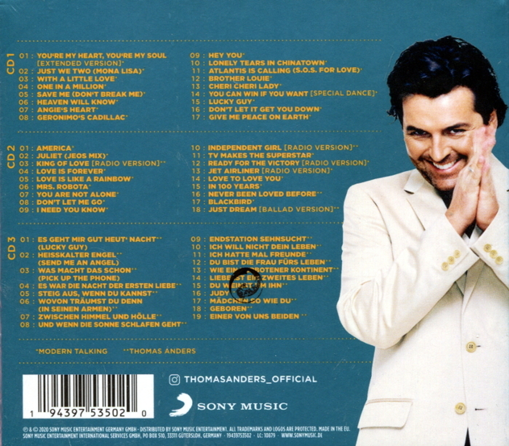 Thomas Anders / Alles Anders Collection (Limited Edition)(3CD)