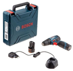 Аккумуляторная дрель-шуруповерт BOSCH GSR 120-Li 2x 2.0 Aч 30/14 Нм 06019G8020