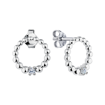 Серьги пуссеты Серебро