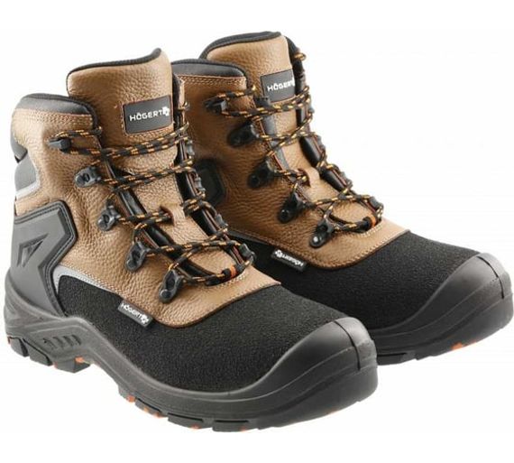 Ботинки рабочие MEPPEN S3L SR бежевый/черный Högert, арт. HT5K591