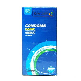 Презервативы ультратонкие классические Recare 12 шт