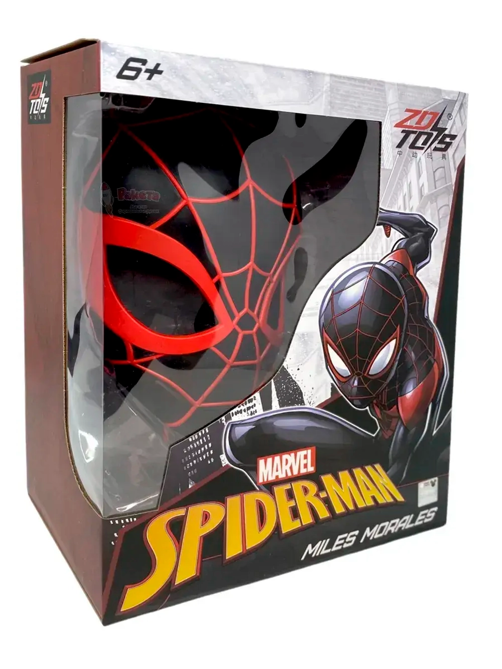 Маска Человек Паук Марвел Miles Morales ZD Toys 1927-08