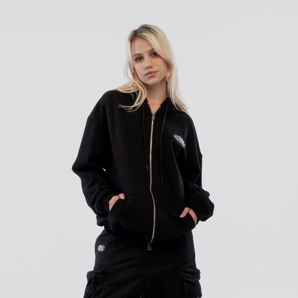 Худи на молнии Utopie черный - фото 5