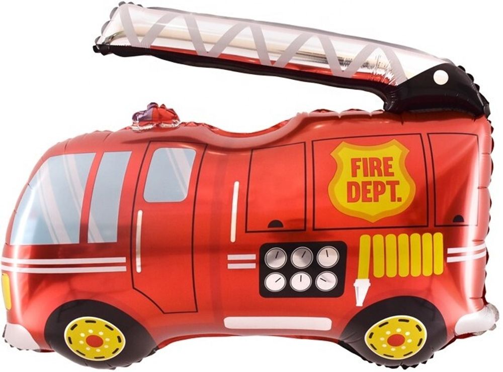 К Фигура Пожарная машина Красный (32&#39;&#39;/81 см)