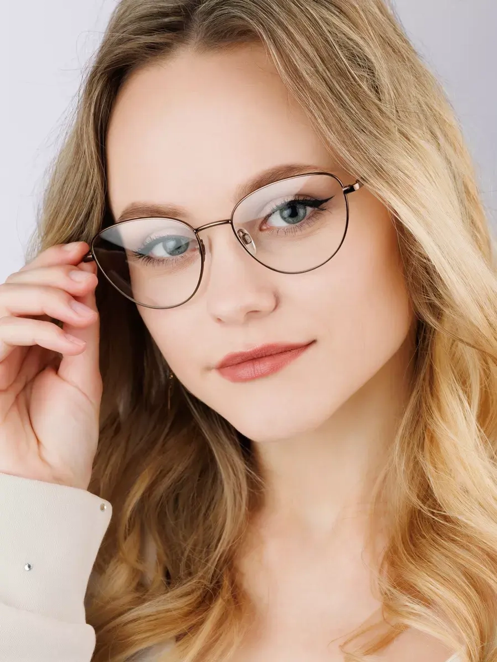 Оправа для очков для зрения металлическая брендовая