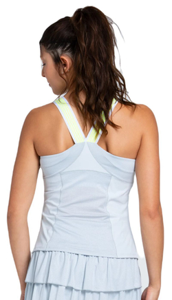 Женский топ теннисный Lucky in Love Steel Going Strong Play On Tank with Bra