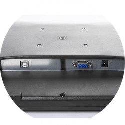 Второй сенсорный монитор 15" TM для Datavan Glamor, черный, VGA (с кронштейном)