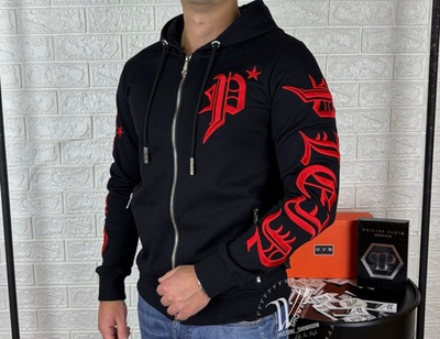 Кофта на молнии Philipp Plein премиум