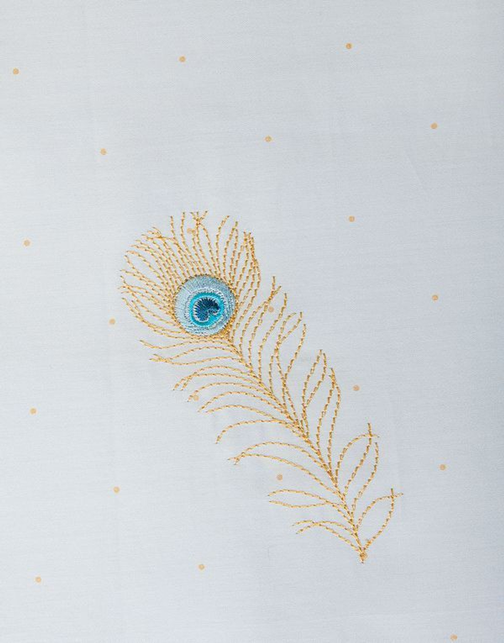 Пододеяльник 220x240 Luxberry Павлин голубой Португалия фрагмент