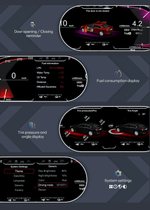 Электронная панель приборов  BMW X2 F39 2018-2022 - Radiola 1297 с LCD / ЖК 11" экраном QLED