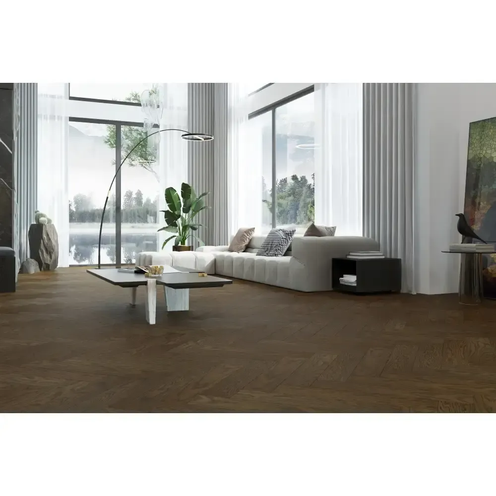 Fargo Quartz Parquet Английская Елка Дуб Брауни, 1,936 м²