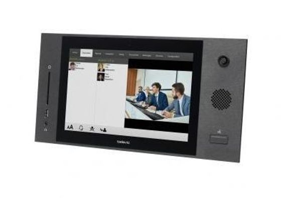 Televic uniCOS F/MM10 Врезной полнофункциональный пульт конференц-системы с сенсорным экраном 10 дюймов