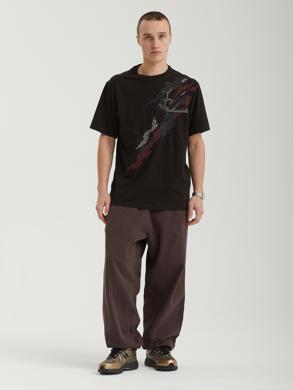 Мужская Футболка Sashiko Bonsai Dpm: Bonsai Forest Sashiko