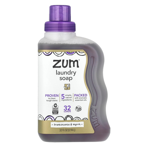ZUM, средство для стирки, ладан и мирра, 0,94 л (32 жидк. унции)