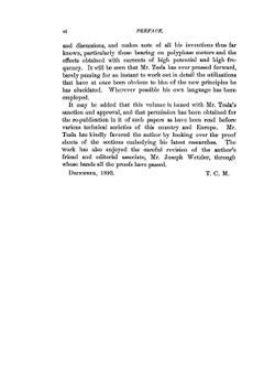 The inventions, researches and writings of Nikola Tesla. with special reference to his work in polyphase currents and high potential lighting | T.C. Martin