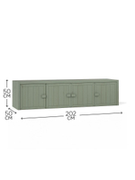 Антресоль мебельная Карлос, деревянная, эвкалипт