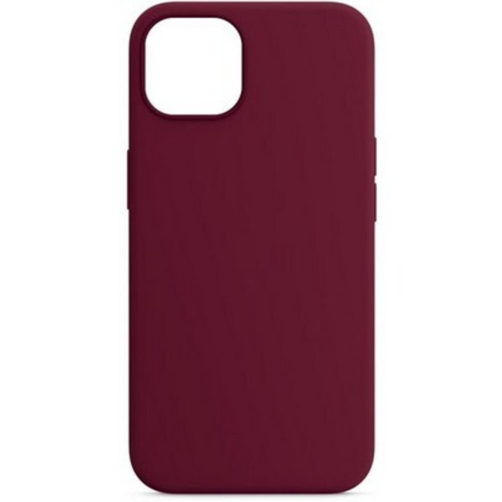 Накладка iPhone 14 силикон бургунди