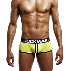 Мужские трусы джоки желтые JOCKMAIL JM4042-13