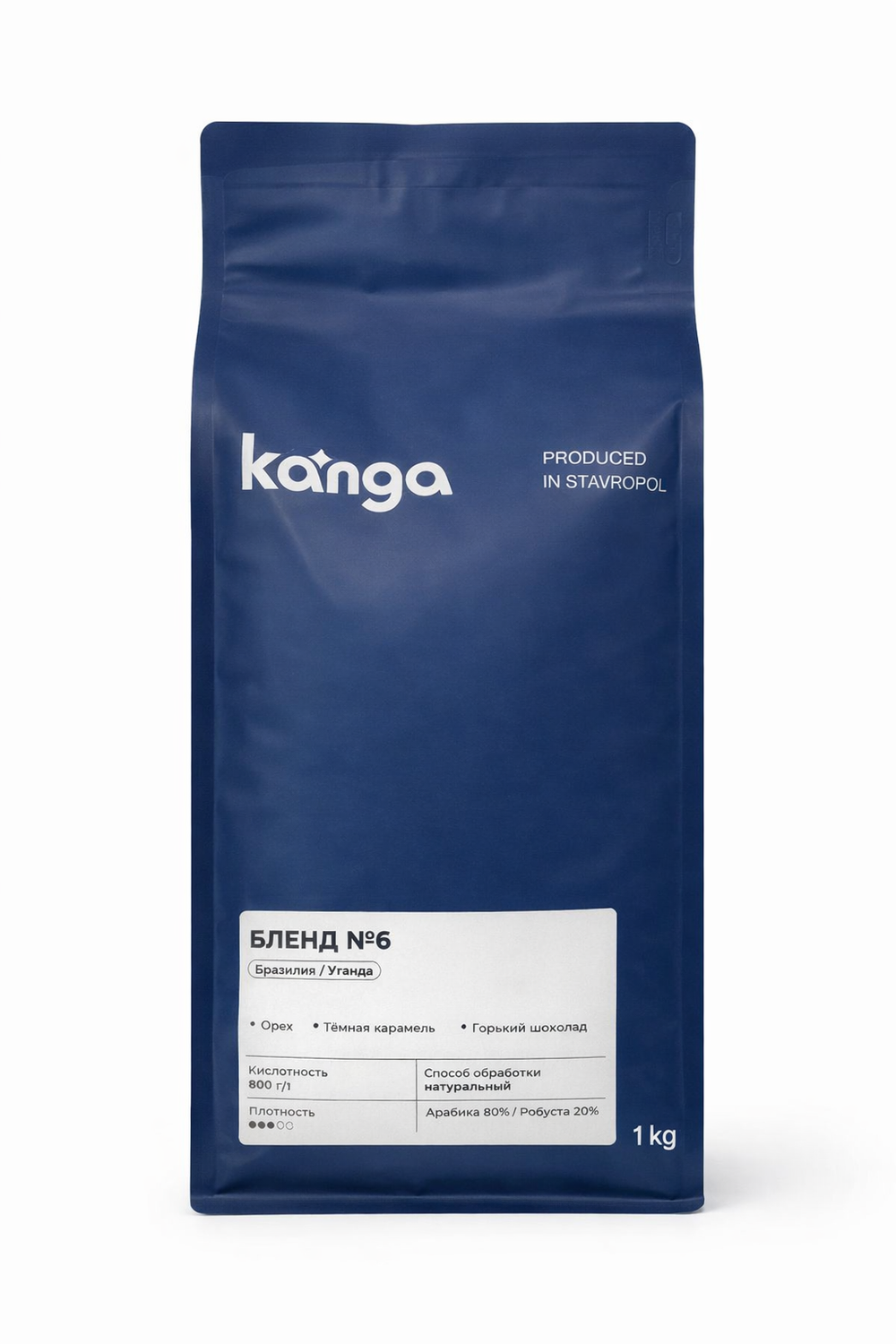 KANGA Бленд №6, кофе в зернах, 1000г