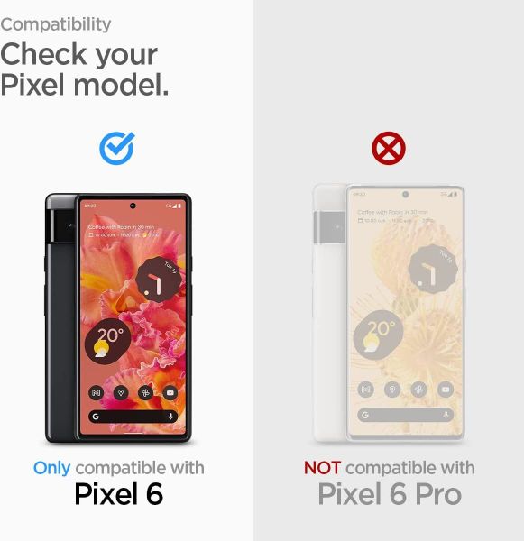 Защитное стекло Spigen Tempered Glass [AlignMaster GLAS.tR] для Pixel 6 (2021) - [2шт]