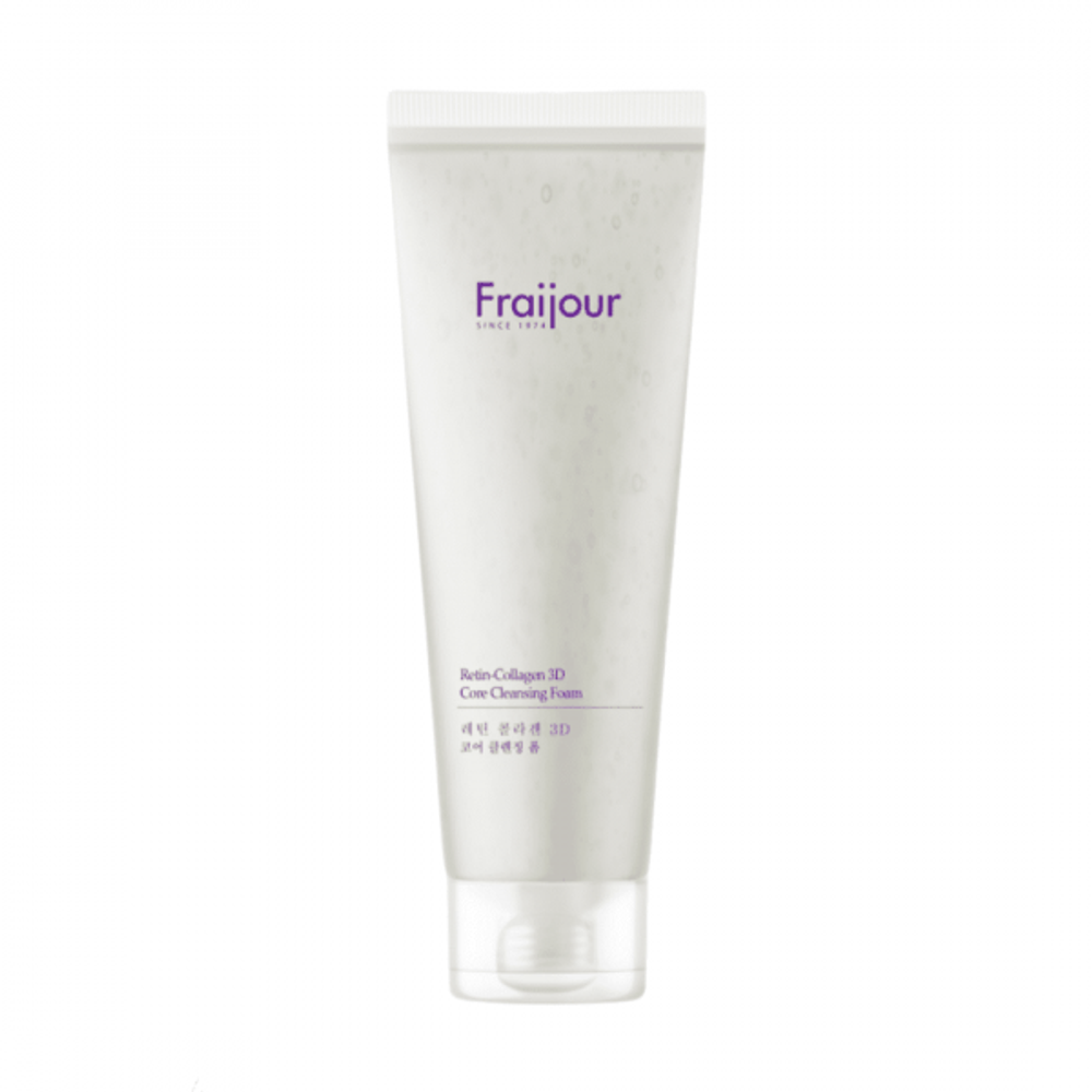 Evas Fraijour Retin-Collagen 3D Core Cleansing Foam обновляющая гель-пенка для умывания лица с коллагеном и ретинолом