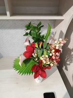 Цветы искуственные декоративные малые букеты