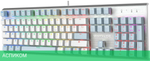 Клавиатура A4Tech Fstyler Neon синий/белый (FS100)