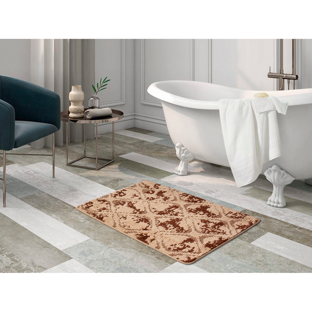 Коврик д/ванной Shahintex Vintage  60*100 бисквитный (02)