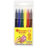 Фломастеры 6 цветов Каляка-Маляка, трёхгранный корпус