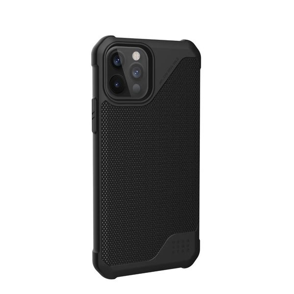 Чехол Uag Metropolis LT ткань Armortex для iPhone 12/12 Pro 6.1" черный (Black-Armortex) 11235O113940