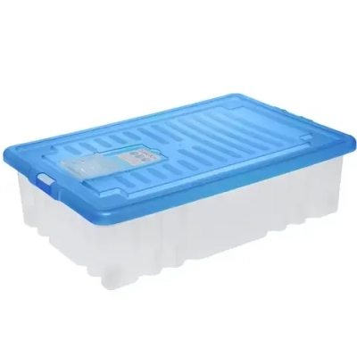 Ящик с крышкой 36л 61*40*17см (цвета в ассортименте)