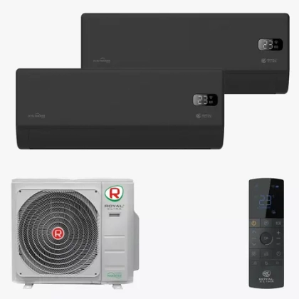 Мульти сплит-система Royal Clima на 2 комнаты (20+20 кв.м.) серия VENTURO NERO