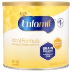 Enfamil, Смесь для младенцев, порошок на молочной основе с железом, для детей от 0 до 12 месяцев, 598 г (21,1 унции)