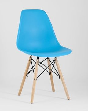 Стул Eames Style DSW бирюзовый (разборный каркас)
